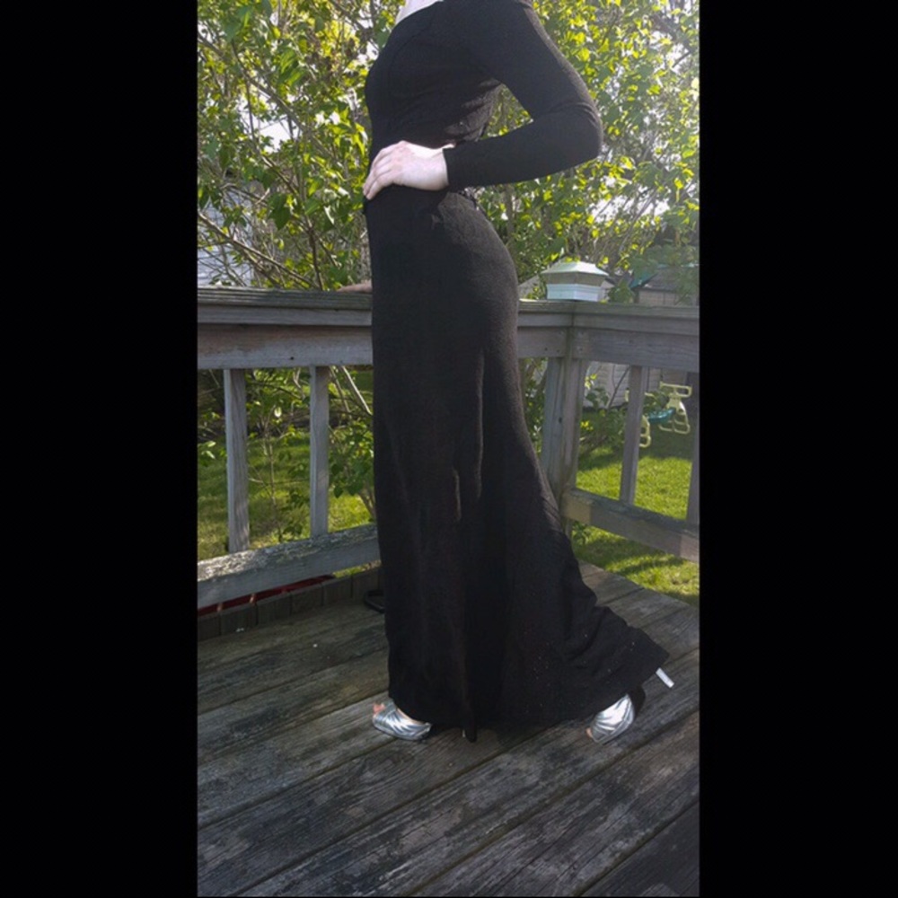 Authentic Vintage Black Formal Dress